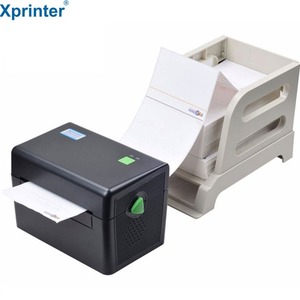 엑스프린터 바코드 라벨 프린터 XP-DT108BKR 블랙 용지거치대 세트 택배송장 라벨기